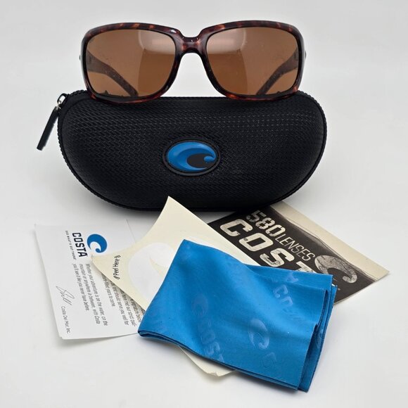 Costa Del Mar Isabela IB10 Tortoise Frame 580P Copper Polarized Lens Sunglasses main image 15